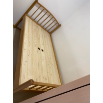 北歐實木系列 白橡木單/雙人床*可訂造呎吋 (不包床褥)(IS6086)