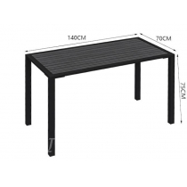 商業客戶訂購產品系列 戶外傢具塑木桌椅套裝*可自訂尺寸 (IS7578)
