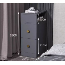 北歐格調 高級超窄迷你床頭櫃 25cm (IS8346)
