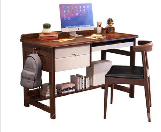 日式實木橡木 電腦枱 書桌100cm/120cm(IS9013)
