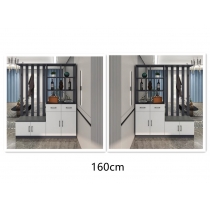 北歐品味系列 玄關櫃鞋櫃 隔斷櫃 屏風櫃 80cm/100cm/120cm/140cm/160cm (IS8343)