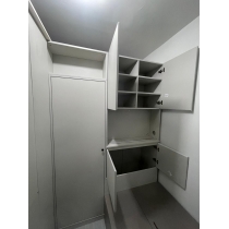 訂造傢俬 單人床 儲物床 玻璃吊櫃 間廳櫃 *可自訂呎吋 (IS9094)