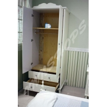 英倫典雅 2門衣櫃 93cm (IS0513)