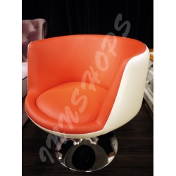 ~陳列品~時尚 紅/白 彷皮 BAR CHAIR (IS1247A)