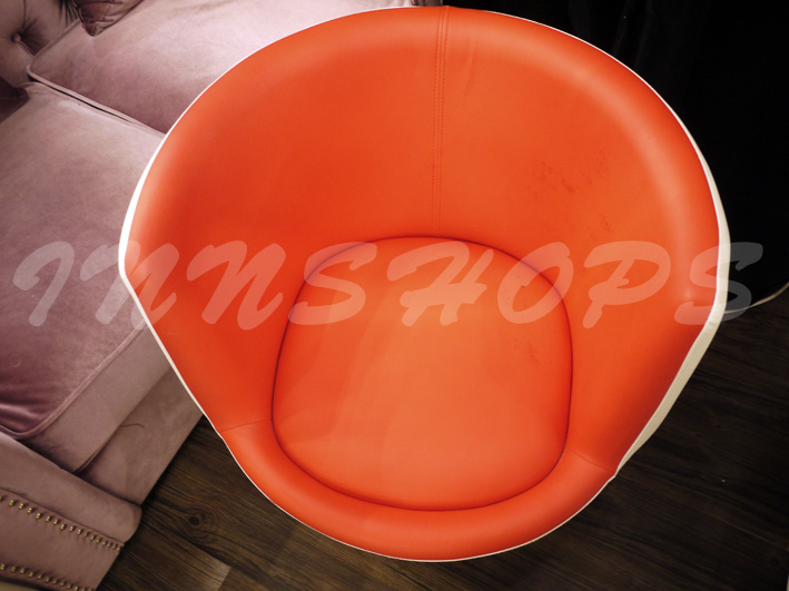 ~陳列品~時尚 紅/白 彷皮 BAR CHAIR (IS1247A)