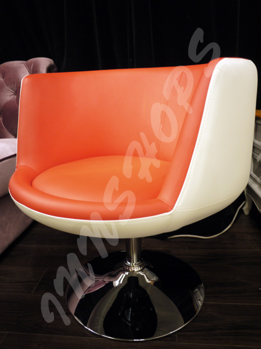 ~陳列品~時尚 紅/白 彷皮 BAR CHAIR (IS1247A)