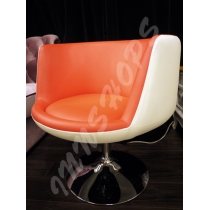 ~陳列品~時尚 紅/白 彷皮 BAR CHAIR (IS1247A)