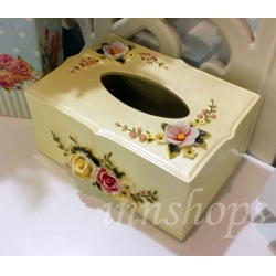 特價陳列品$99 田園玫瑰紙巾盒(IS3915)