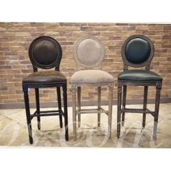 復古做舊實木高腳吧椅 Bar Chair (IS4156)