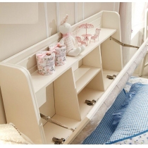 歐陸華麗 實木儲物公主床 *4呎/5呎(不包床褥) (IS3937)