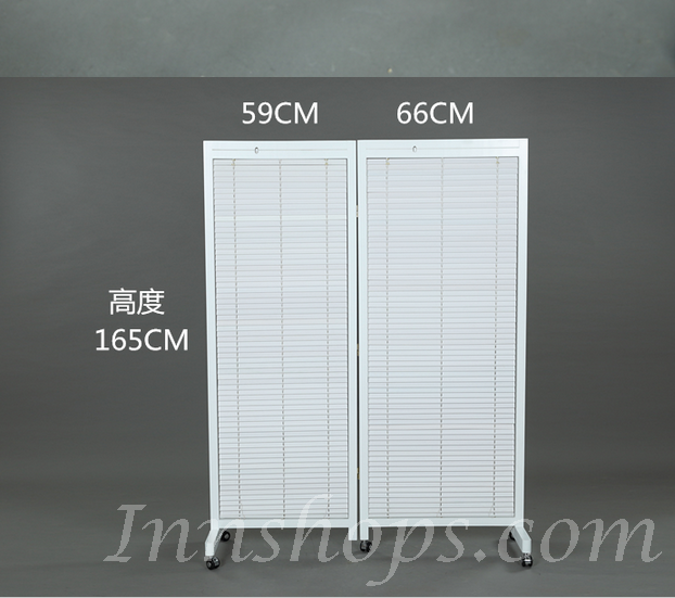 實木百頁簾屏風 可自行調較 *有轆 (IS2067)