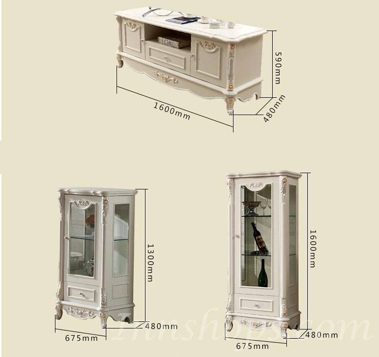 法式貴族 電視櫃 160cm/180cm/200cm (IS2124)