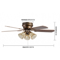 吸頂風扇燈 42吋 (IS0121)