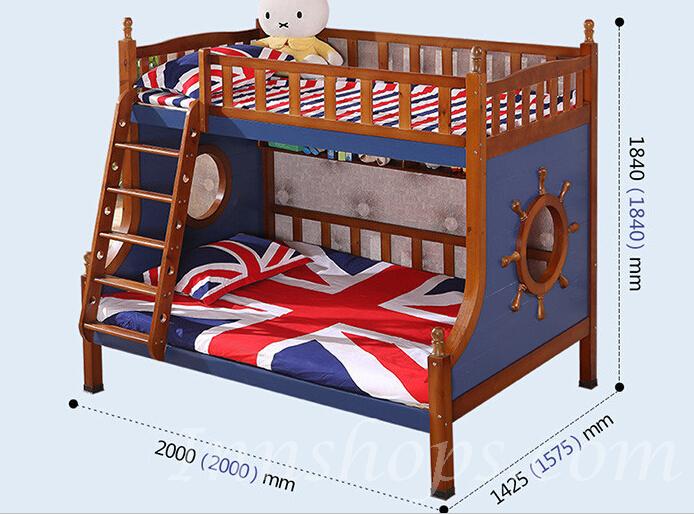 英伦*全实木碌架床(is1824) - 碌架床 - 公主床