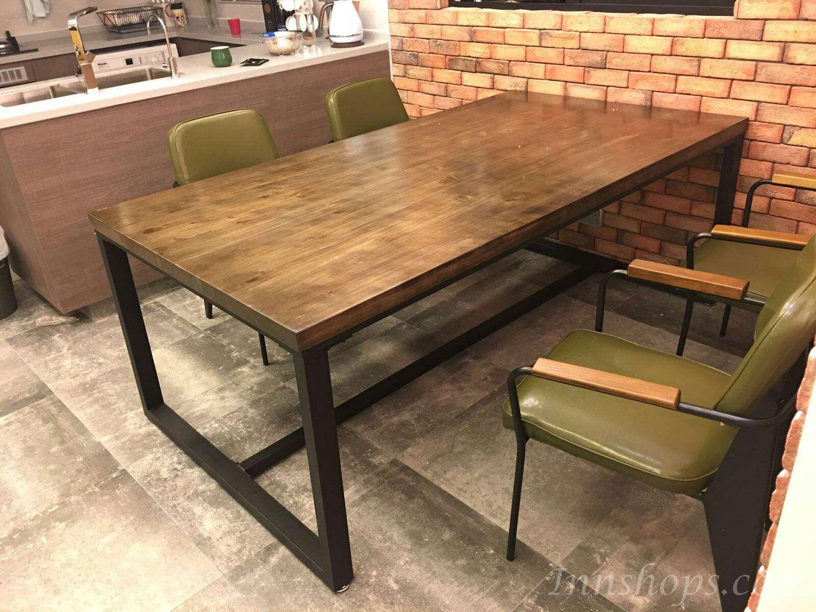 學校傢俱 實木厚身餐枱 書桌可訂造 120cm/130cm/140cm/150cm/160cm/180cm (IS3935)