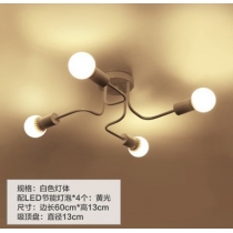 北歐美式簡約吸頂燈 4/6/8頭 (IS0116)