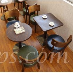 陳列品黃色仿皮面椅 $399 美式學校傢俱咖啡 餐椅 餐枱/桌 (IS2159)