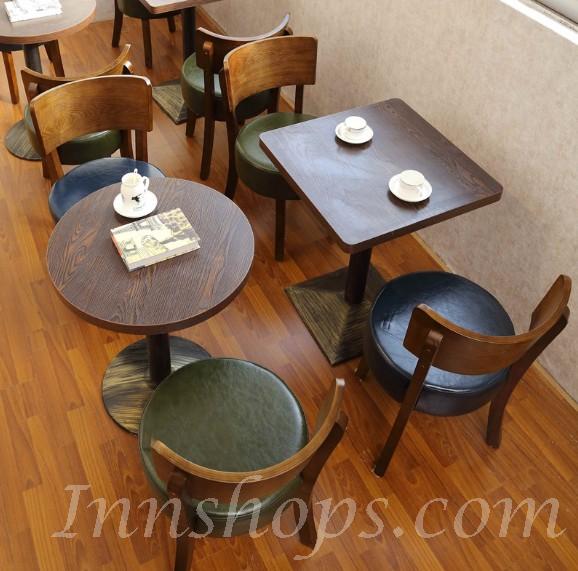 陳列品黃色仿皮面椅 $399 美式學校傢俱咖啡 餐椅 餐枱/桌 (IS2159)