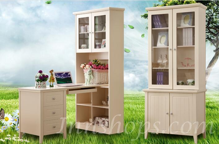 英倫典雅實木L型書台 85cm (IS0545)