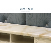 法式貴族 實木電視櫃大理石面 220cm (IS3246)