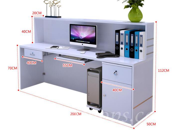 板式簡約 收銀櫃 收銀台 counter *100-220cm (IS5108)