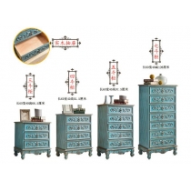 仿古手繪實木 3/4/5/6斗櫃 (IS5125)
