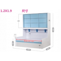 兒童皇國 衣櫃床 小朋友床 **可訂做呎吋 顔色(不包床褥)(IS3830)