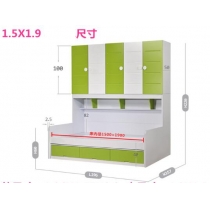 兒童皇國 衣櫃床 子母床 小朋友床 **可訂做呎吋 顔色(不包床褥) (IS5167)