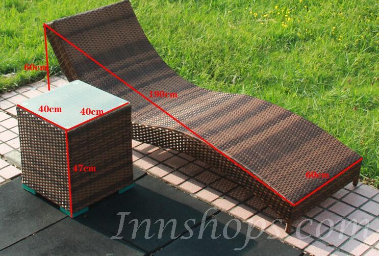 戶外庭園 仿藤躺椅 床 (IS1022)