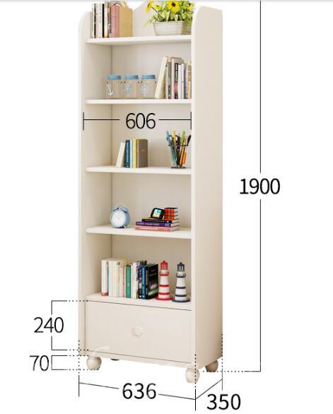 田園純白 學校傢俱小型書櫃 63.6cm (IS5308)