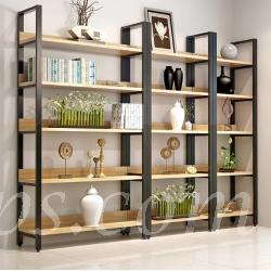 陳列品一個$499，全白色，W80*D30*H106CM書架 置物架 展示陳列架 屏風*可訂造呎吋 60cm/80cm/100/120cm (IS5457)