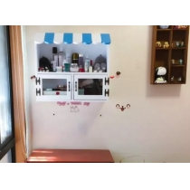 實木小屋掛牆架(IS5481)