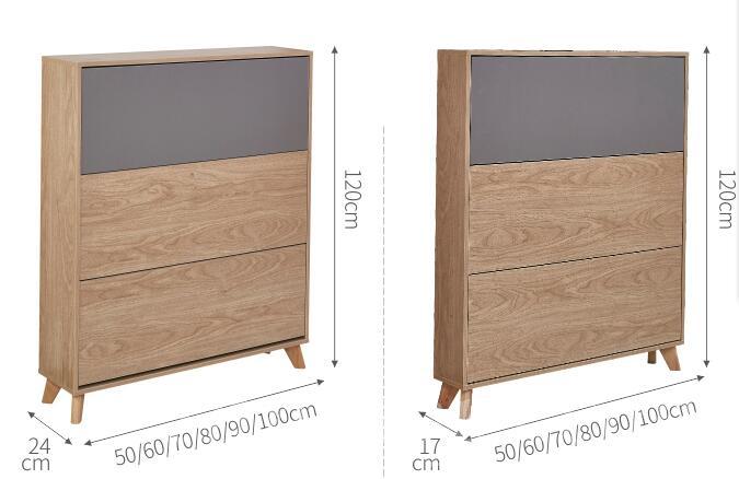 北歐超薄鞋櫃 *50-90cm (IS1421)