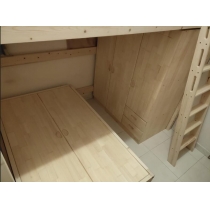 兒童皇國 *全實木兒童丁字床 可訂做呎吋 (不包床褥)(IS5743)