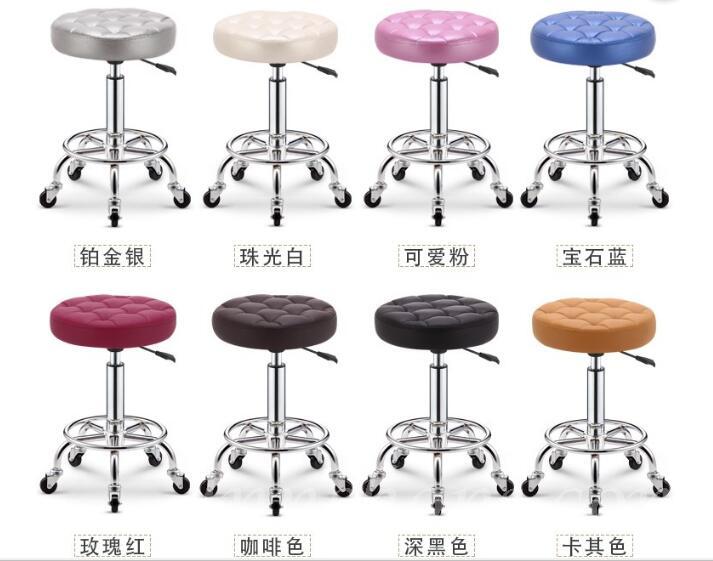 (陳列品2張 黑色X1 青色X1 $299/張) 時尚 BAR CHAIR 吧椅髮型師專用椅(IS1900)