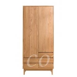 北歐系列 實木2門大衣櫃 90cm (IS5762)