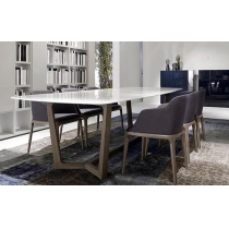意式氣派糸列 大理石實木腳餐桌 *4呎/4呎7/5呎3/6呎 (IS5302)