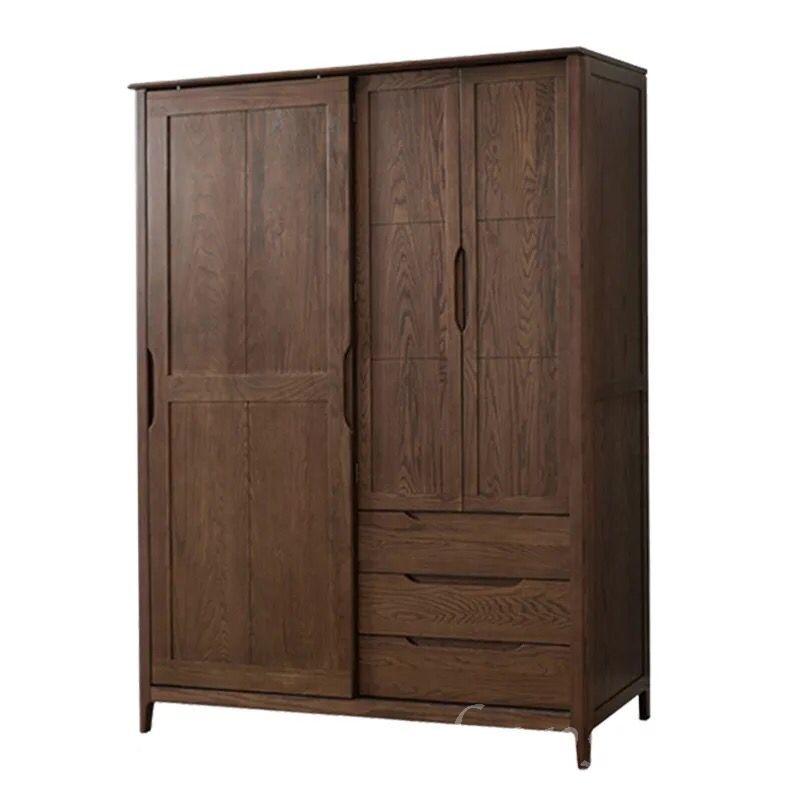 北歐實木系列 白橡木衣櫃 160cm/180cm/200cm (IS5892)
