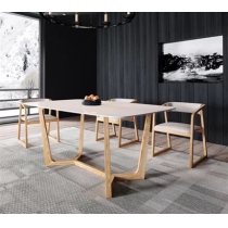 意式氣派糸列 大理石實木腳餐桌 *4呎/4呎7/5呎3/6呎 (IS5302)