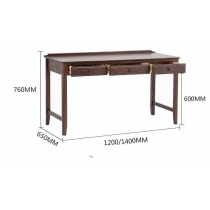 北歐實木系列 白橡木書枱 120cm/140cm (IS5890)