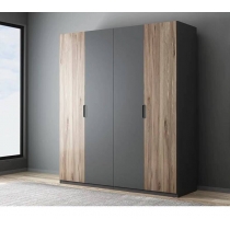 北歐品味系列 4門衣櫃 160cm (IS5898)