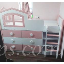 兒童皇國 可愛小屋組合床 小朋友床*可訂做呎吋 (不包床褥)(IS4240)