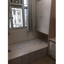 訂做 衣櫃床+書枱*可訂造呎吋 (不包床褥)(IS6021)