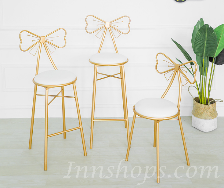 鐵藝系列 餐椅子bar chair (IS4885)