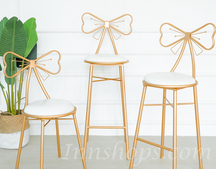 鐵藝系列 餐椅子bar chair (IS4885)