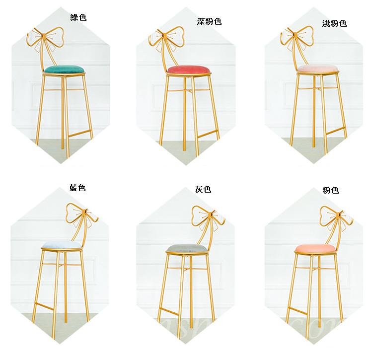 鐵藝系列 餐椅子bar chair (IS4885)
