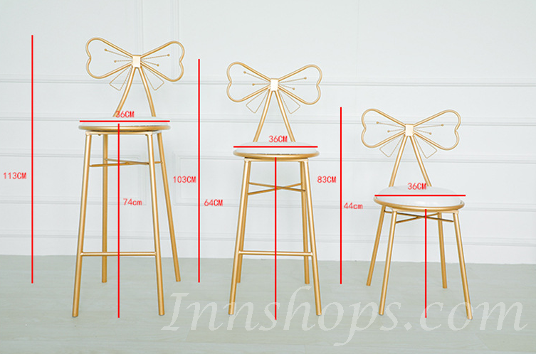 鐵藝系列 餐椅子bar chair (IS4885)