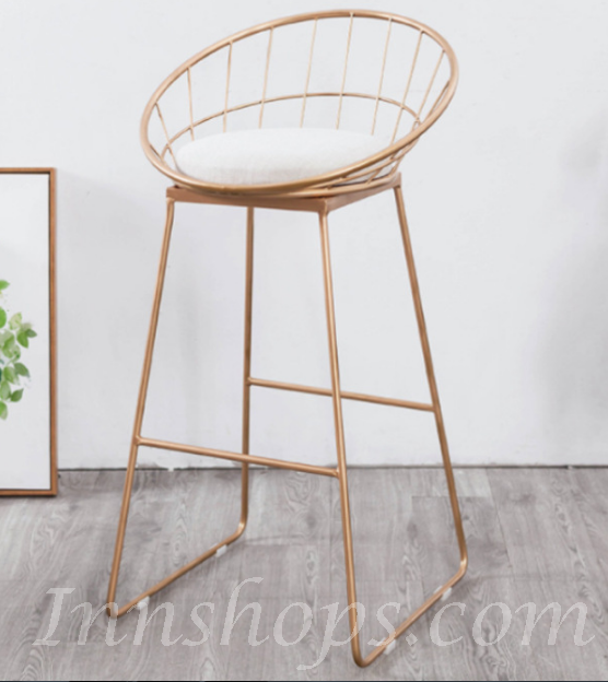 鐵藝系列 餐椅子bar chair (IS4888)