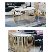 鐵藝系列 雀籠款梳化茶几 (IS4818)