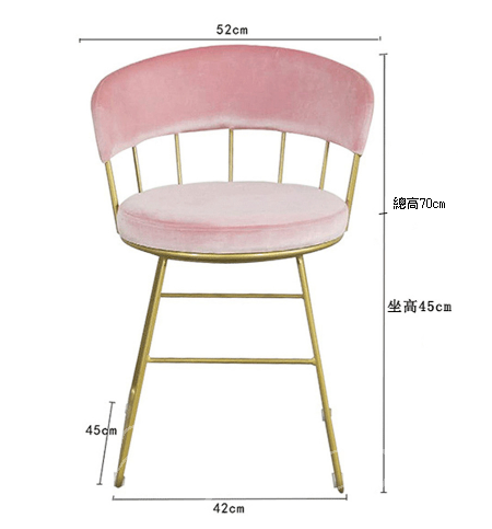 鐵藝系列 餐椅子美甲椅子 (IS0341)
